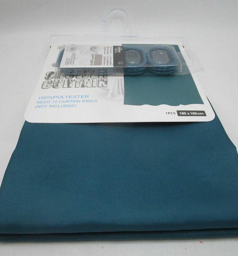 Shower curtain dark green180*180 image