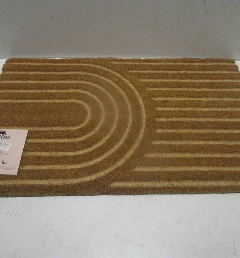 Natural plain embossed coir image