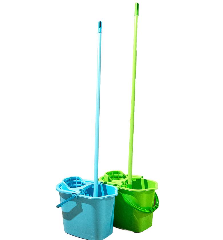 WASHING MOP SET 10L 4ASS, image