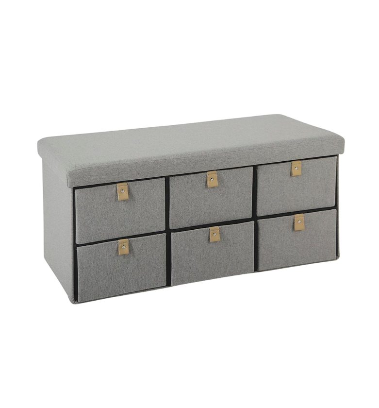 Double Folding Grey Stool image