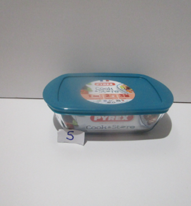 Storage dish rectangular with image
