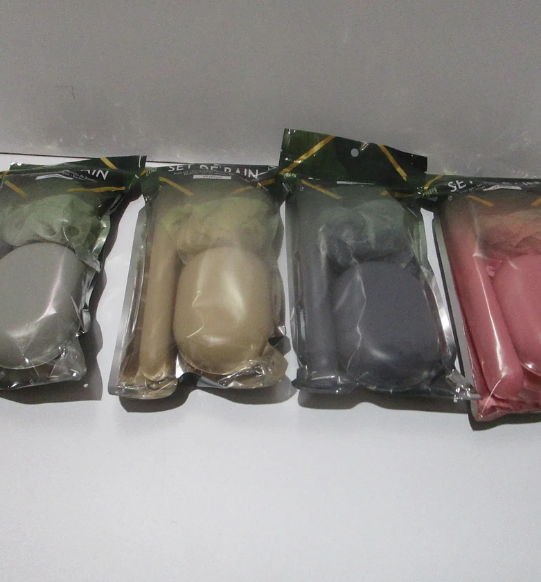 Pasha 3-Piece Luxury Bath Accessory Set (Assorted Colors) image