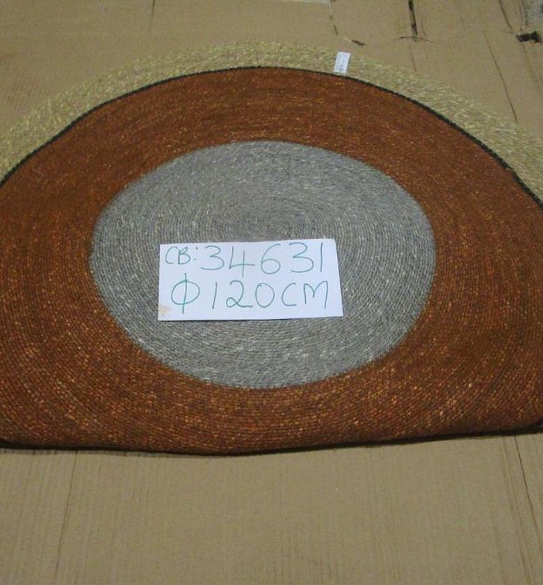 Carpet round of natural grass image