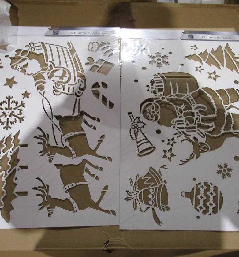 Christmas stencil big siz image