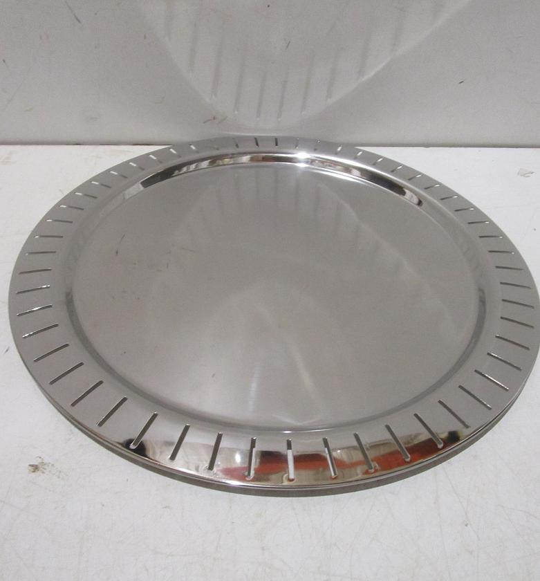 Plate lunaria design - round image