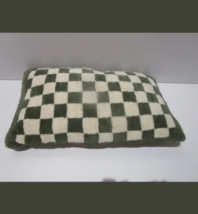 Cushion tuft checked cor kh image