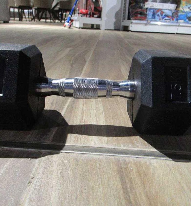 Dumbbell rubber -7.5kg natural image