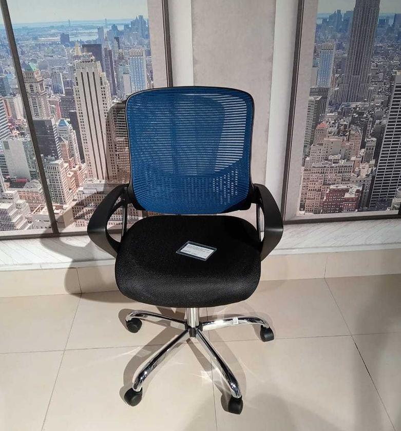 Office chair black ble-chrome image