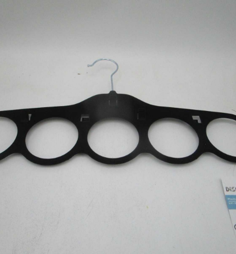 ABS Velvet Scarf Hanger with 5 Hooks and 5 Rings image