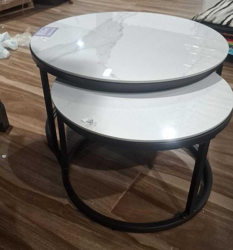 Marvella Ceramic Top Nesting Coffee Table Set image