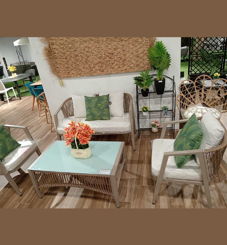 Sofa garden set 2+1+1+ kd image