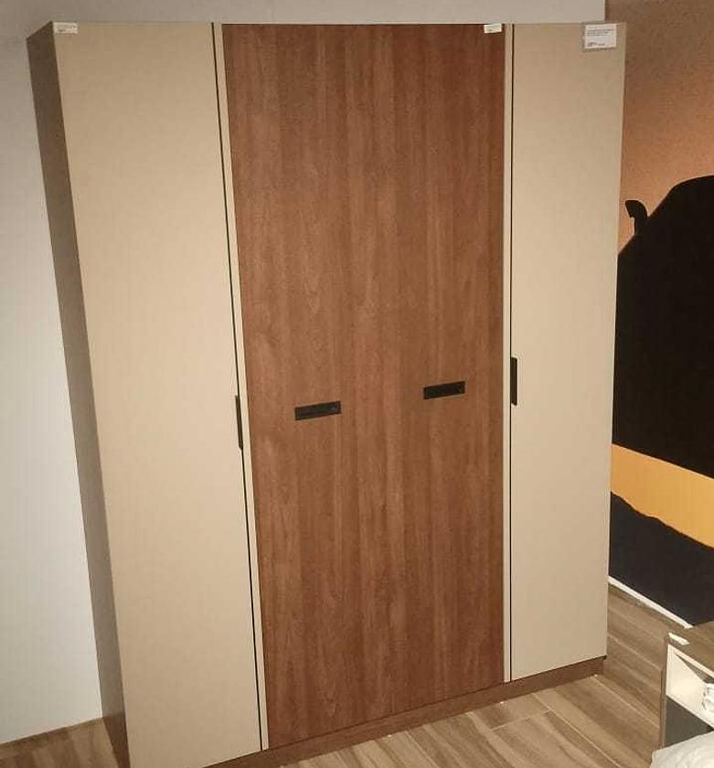 Elora 4-Door Beige Wardrobe image