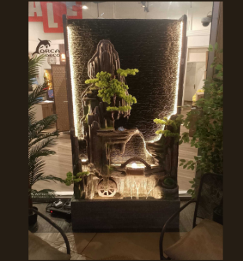Fountain w led,resin, 100kg image