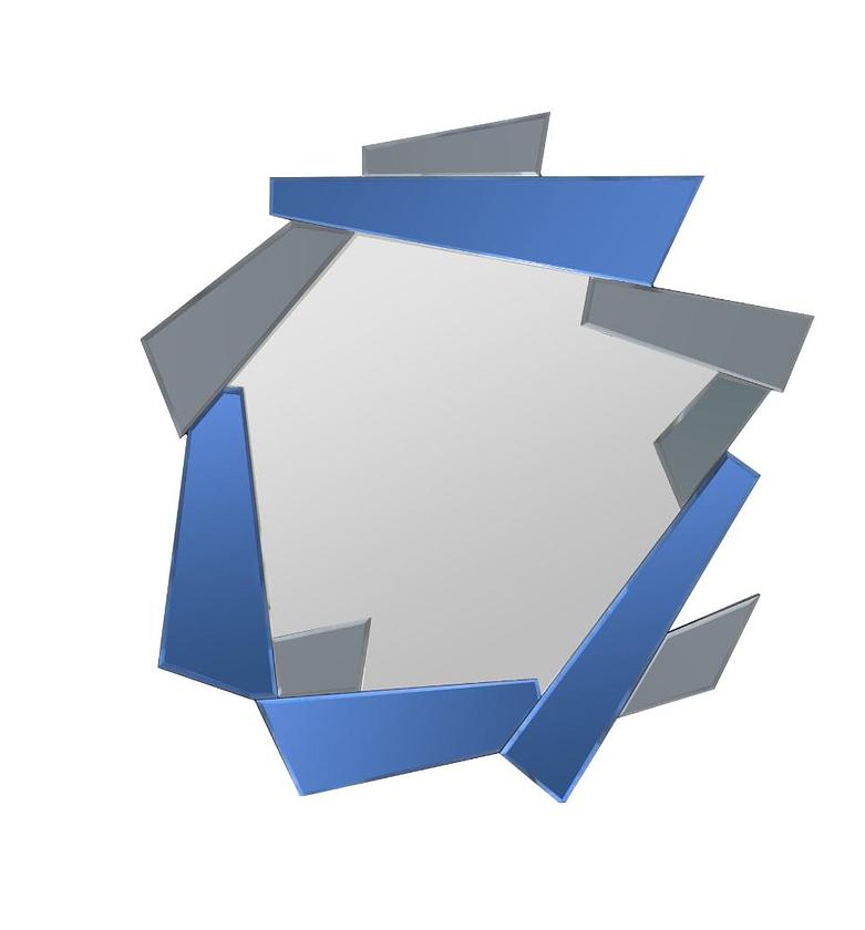 Mirror mdf back with mirror image