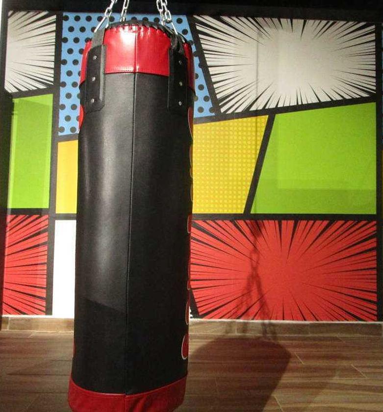 Punching bag cowhide #ref:hj-g2015# image