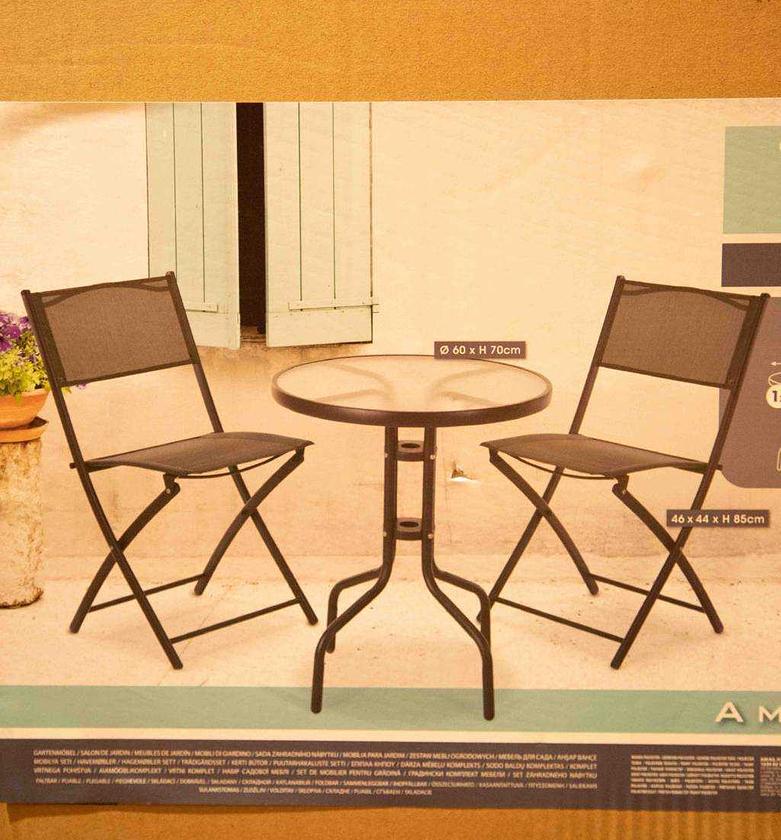 Garden furniture set 3pcs image