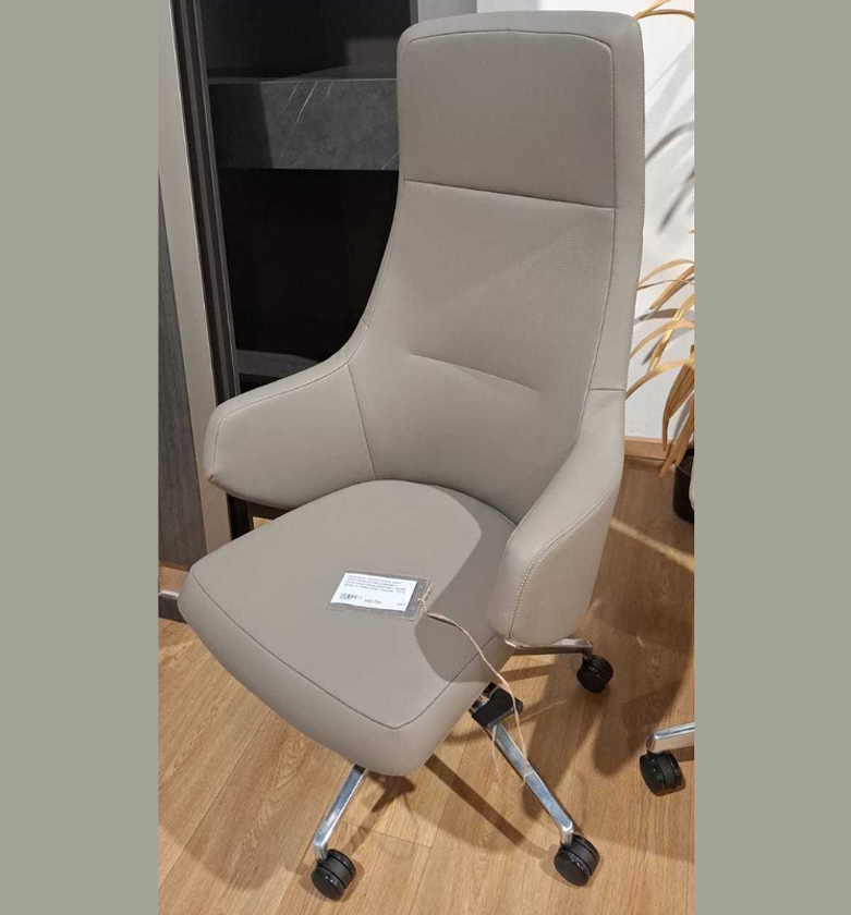 Ergonomic High Back Office Chair – Taupe image