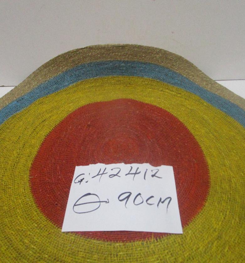 Round carpet of natural sea image