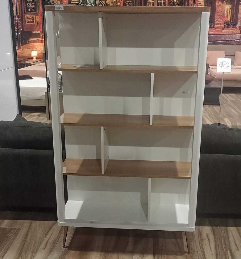 Lidya bookshelf walnut / white image