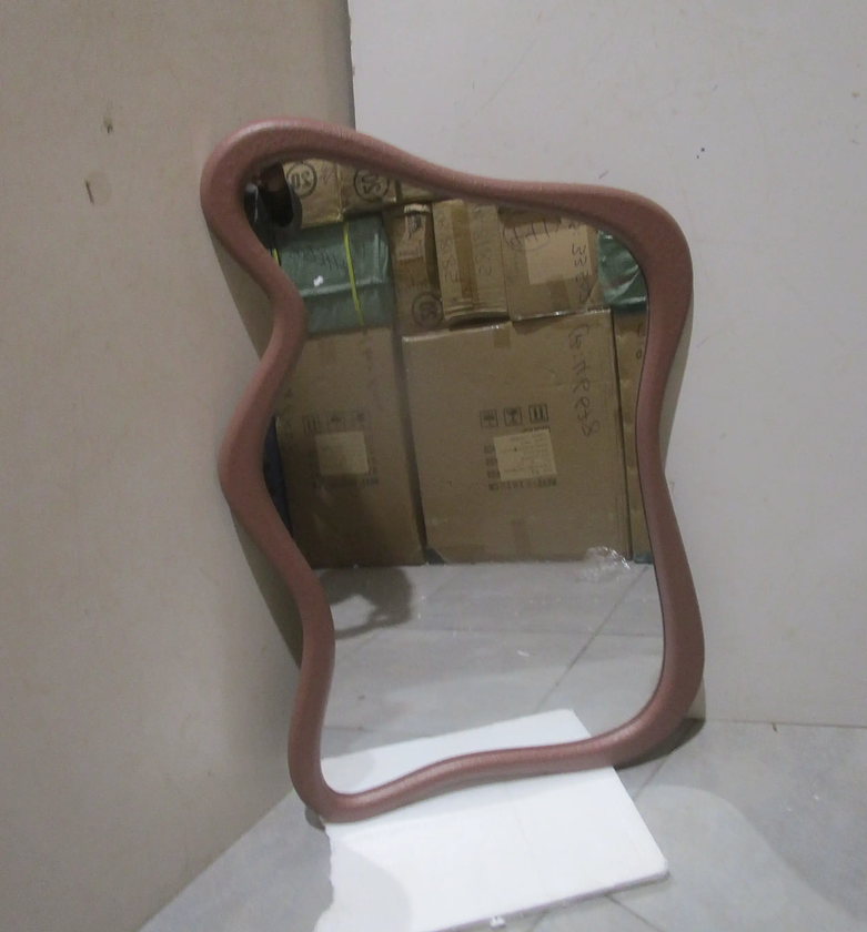 Wall mirror organic in mdf image