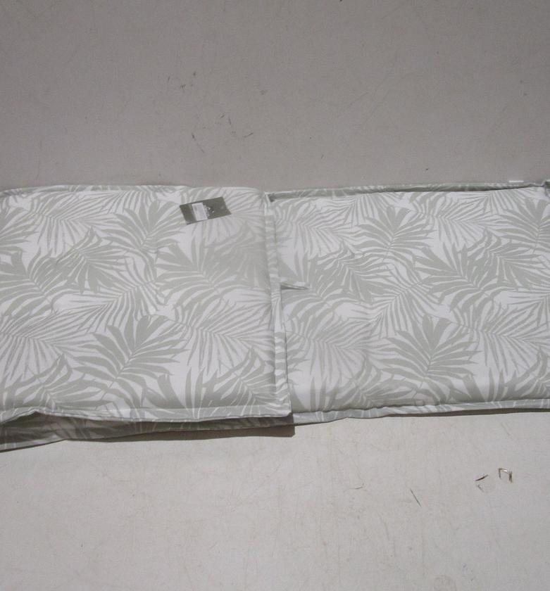 Lounge cushion beige leaves image