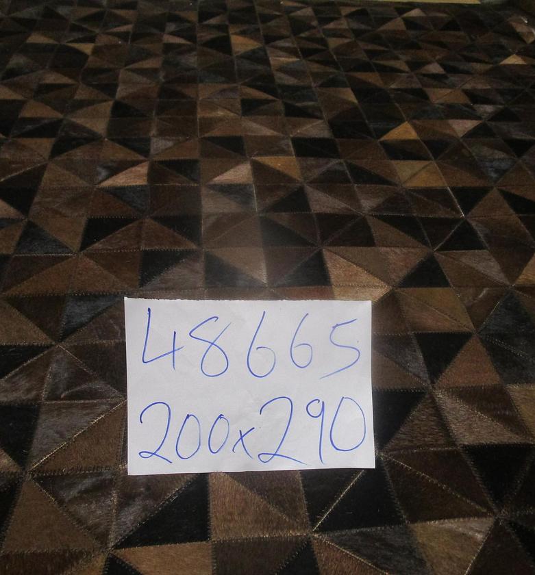 Carpet 100% leather handmade image