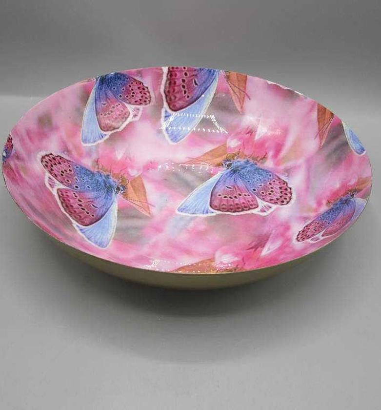 BOWL METAL BOWL WITH ENAM image