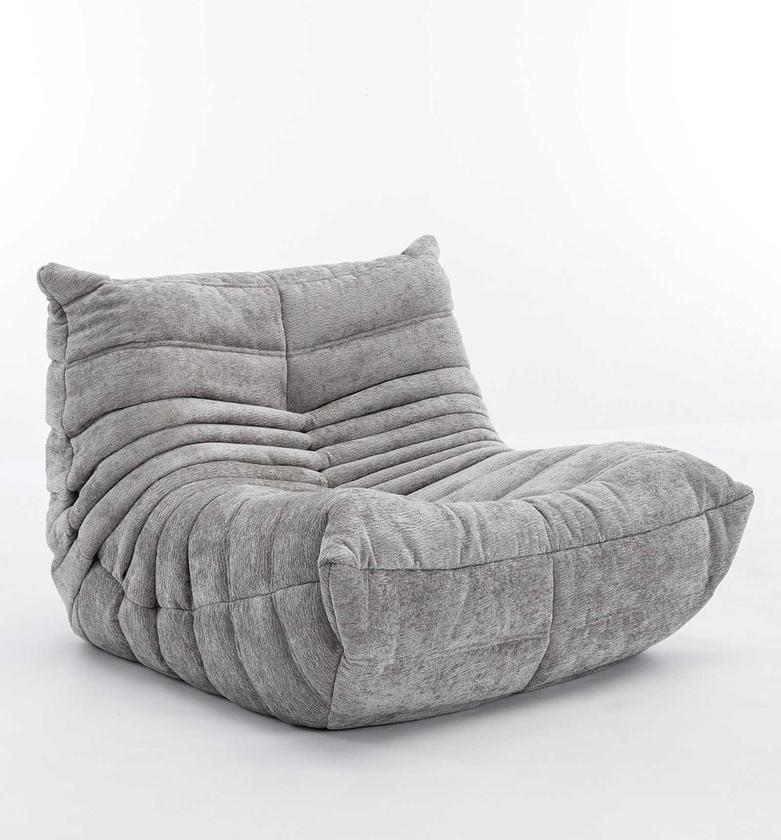 Pouf chenille relax l.grey image