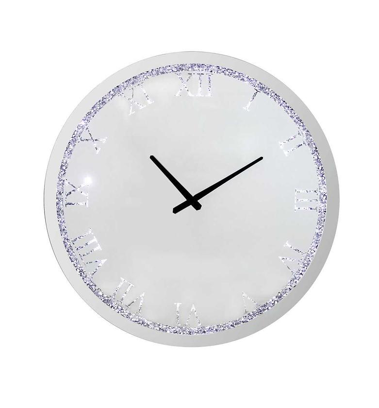 Clock mdf back with mirror image