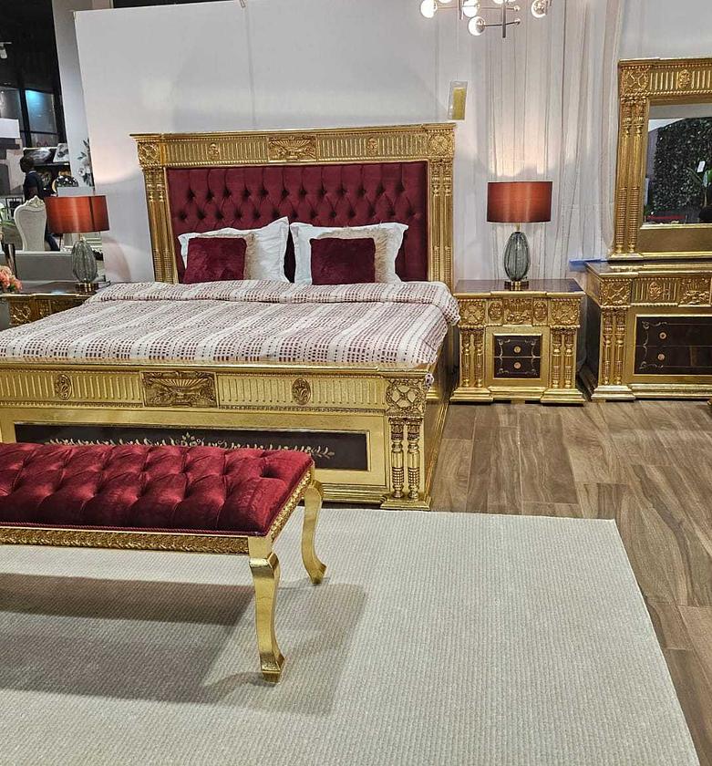 Bedroom royal set bed with image