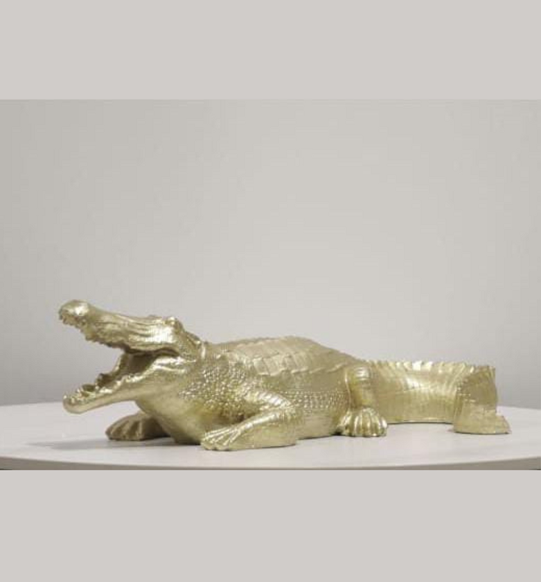 Alligator Statue – Victor Resin, 39 cm image