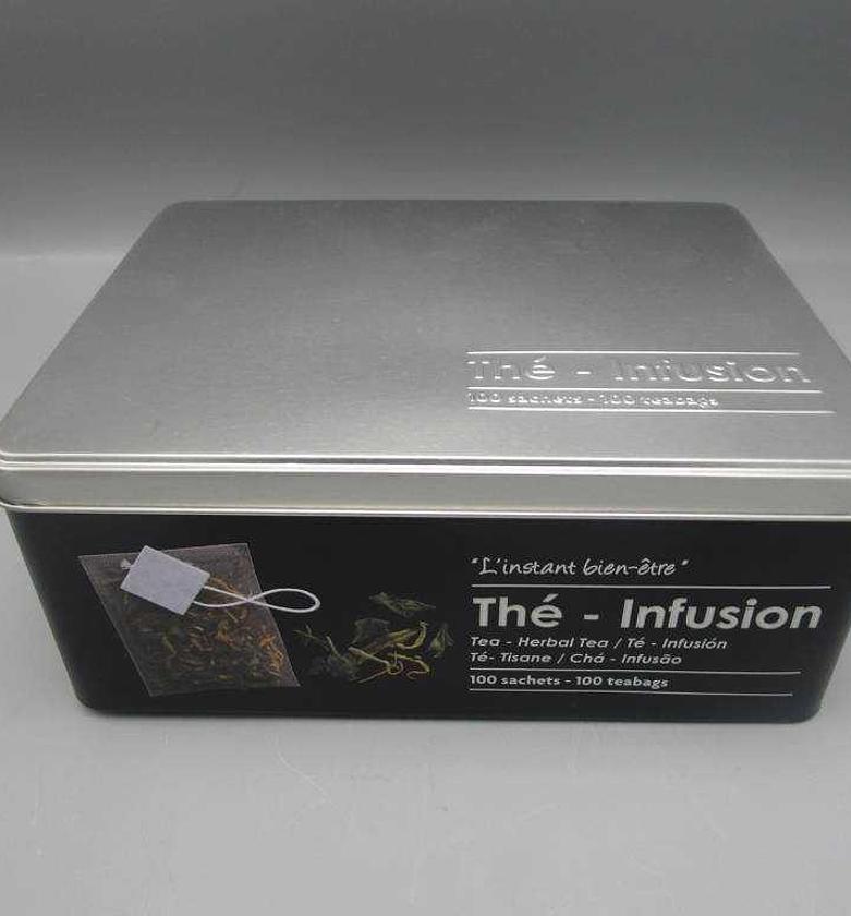 TEA BAGS BOX EMBOSSED 3D image