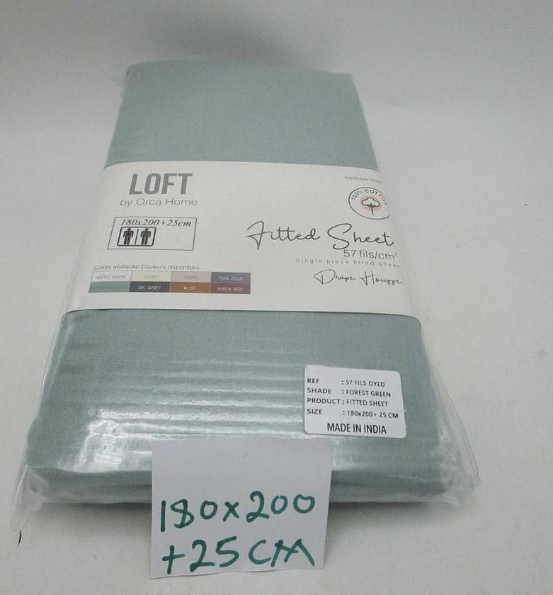 Fitted sheet plain col (100 image