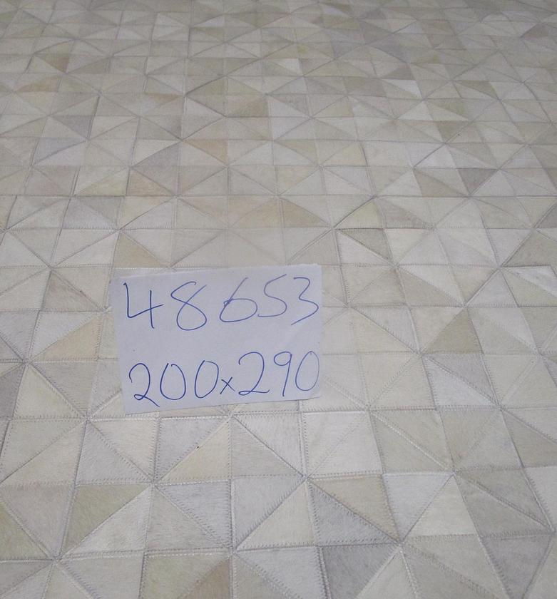 Carpet 100% leather handmade image