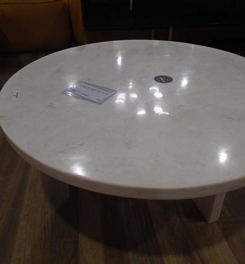 Coffee table white round #ref:tab-100 image