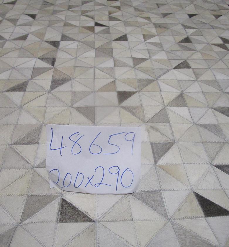 Carpet 100% leather handmade image