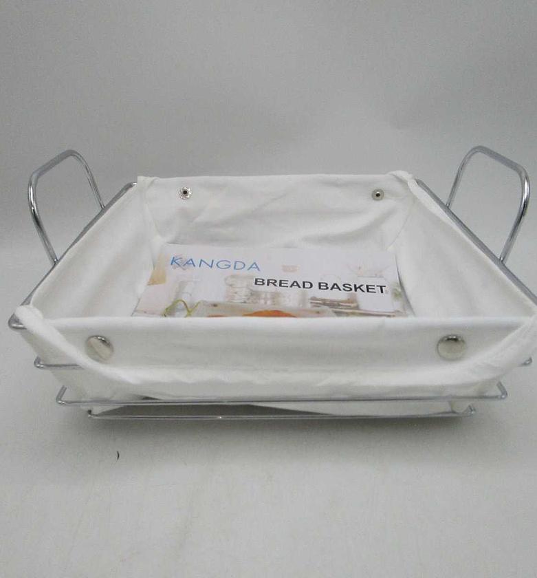 Bread basket metal square image