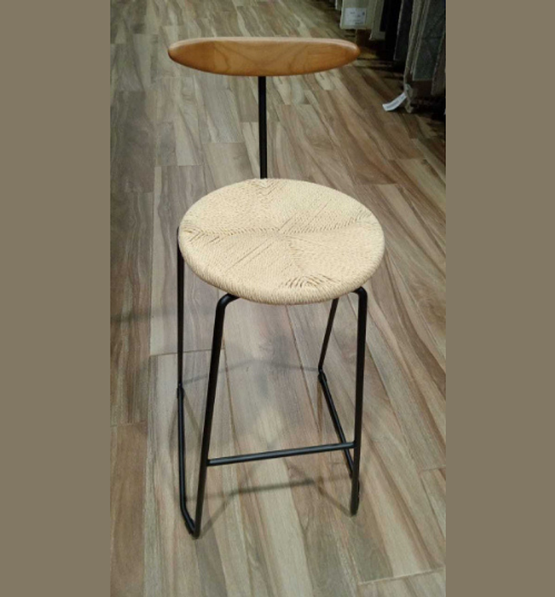 Bar chair calais metal frame+stone image