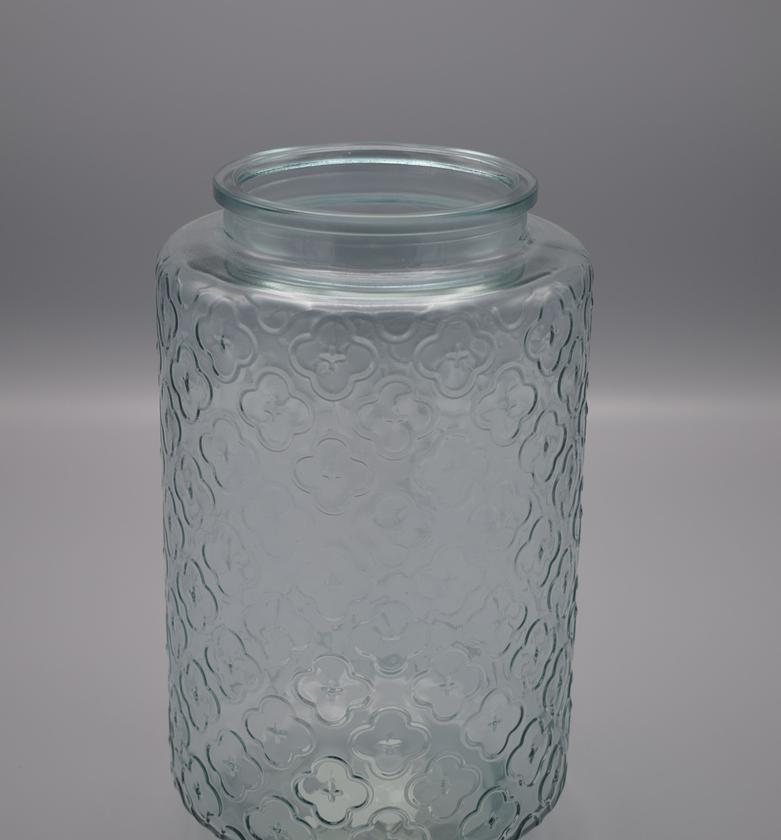 HIGH GLASS VASE RELIEF O1 image