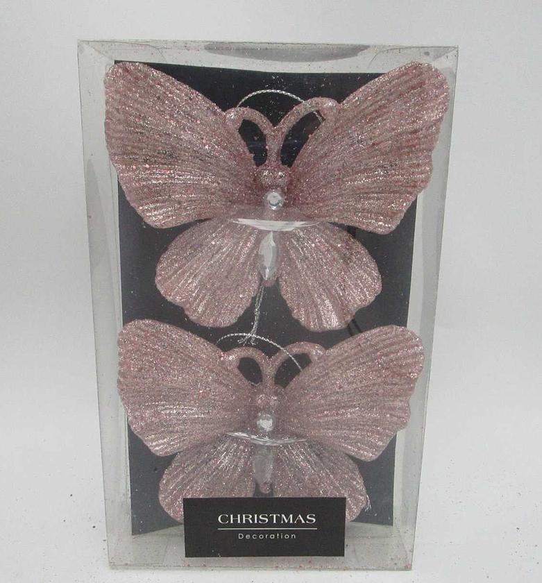 Christmas butterfly deco hanging image