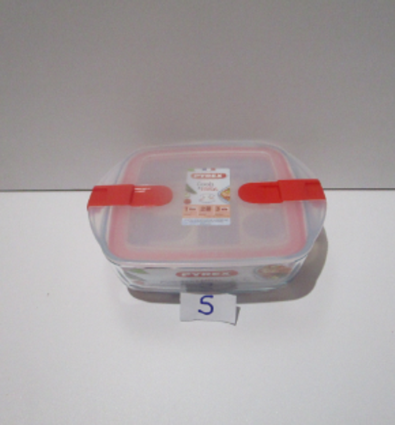 Storage dish square with lid image
