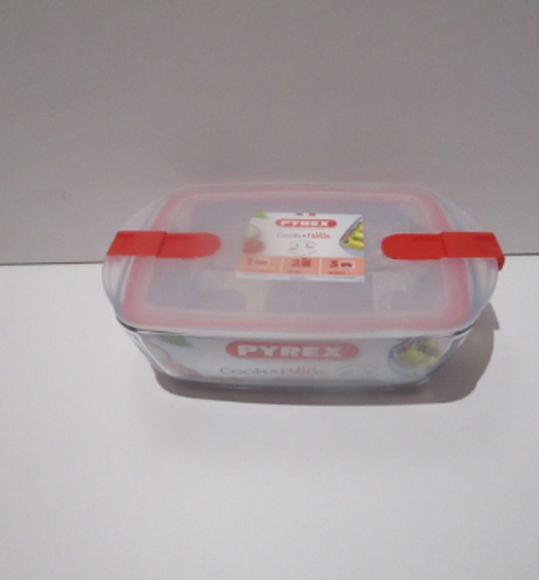 Storage dish rectangular with image