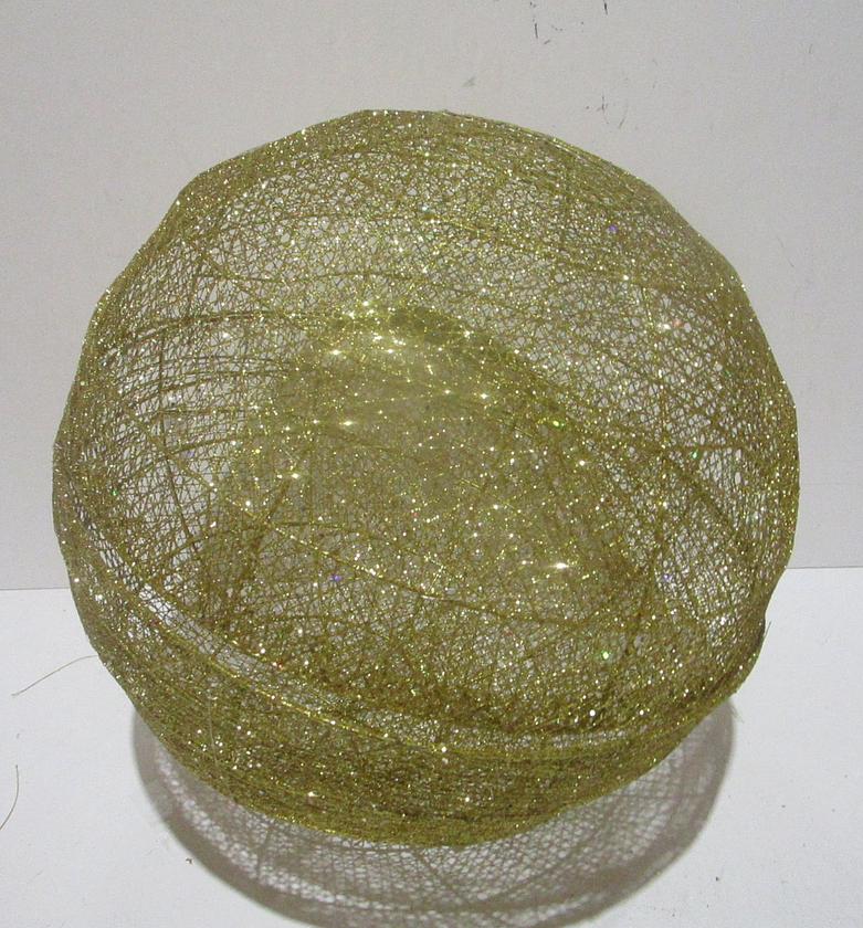 Xmas metal ball deco with image