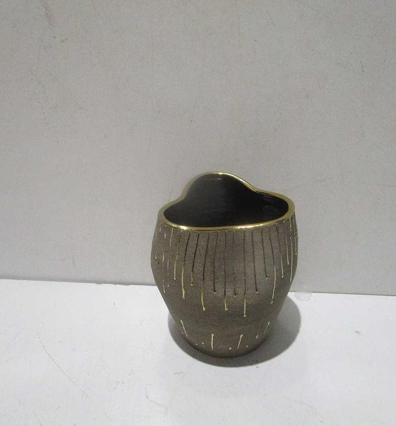 Vase ceramique brown image