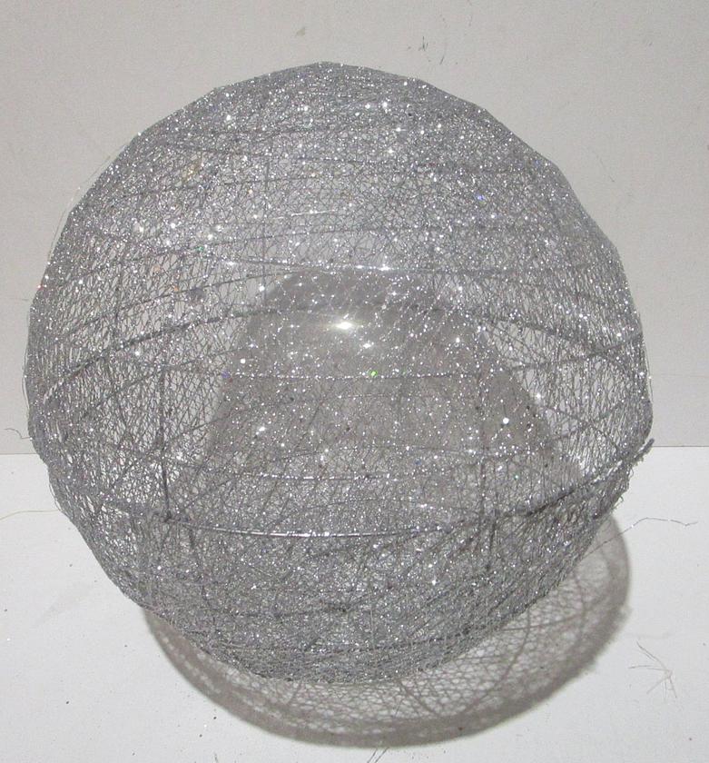 Xmas metal ball deco with image