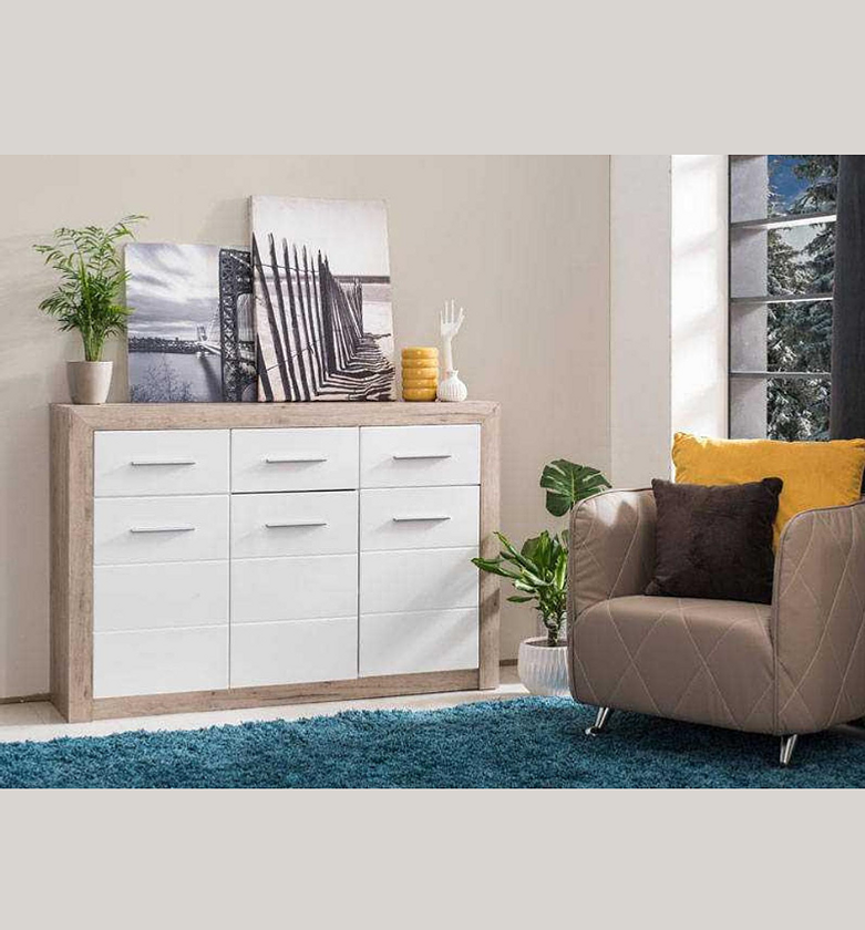 Cabinet 3 doors 3 drawers image