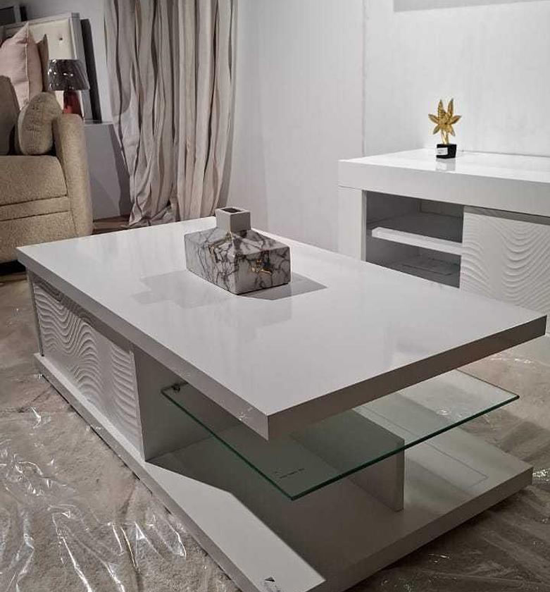 Vetrina Coffee Table – 1 Drawer with Glass Top image