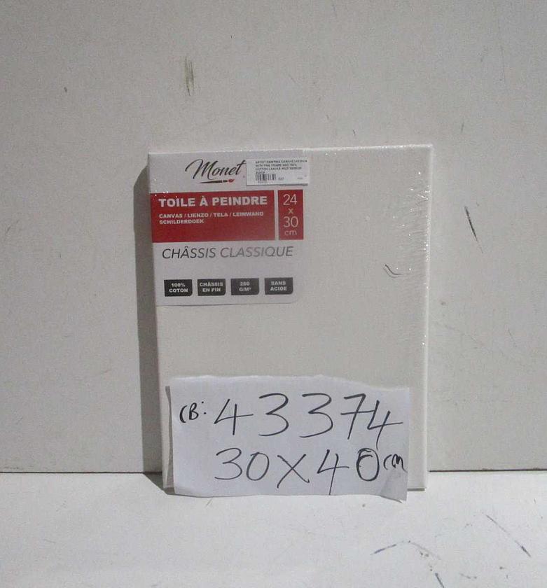 Artist painting canvas 30x40cm image