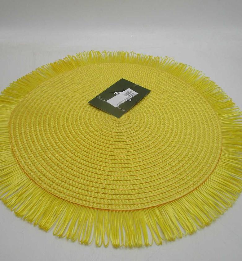 Placemat round  with frin image
