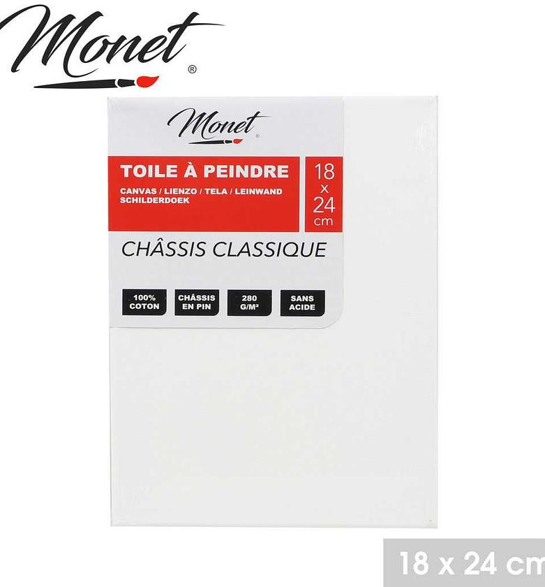 Artist painting canvas 18x24cm image